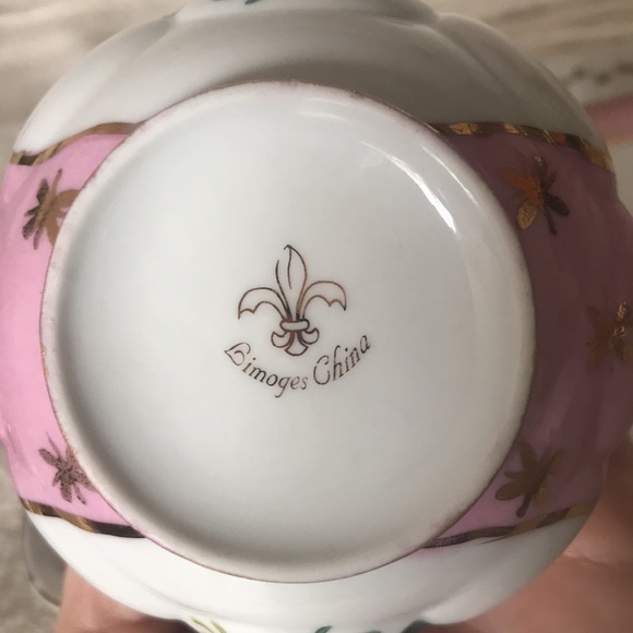 Sold - Rare Vintage Limoges China Children’s Floral Tea Set - Picture 10 of 10